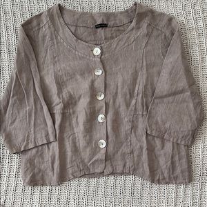 Linen Button Down
